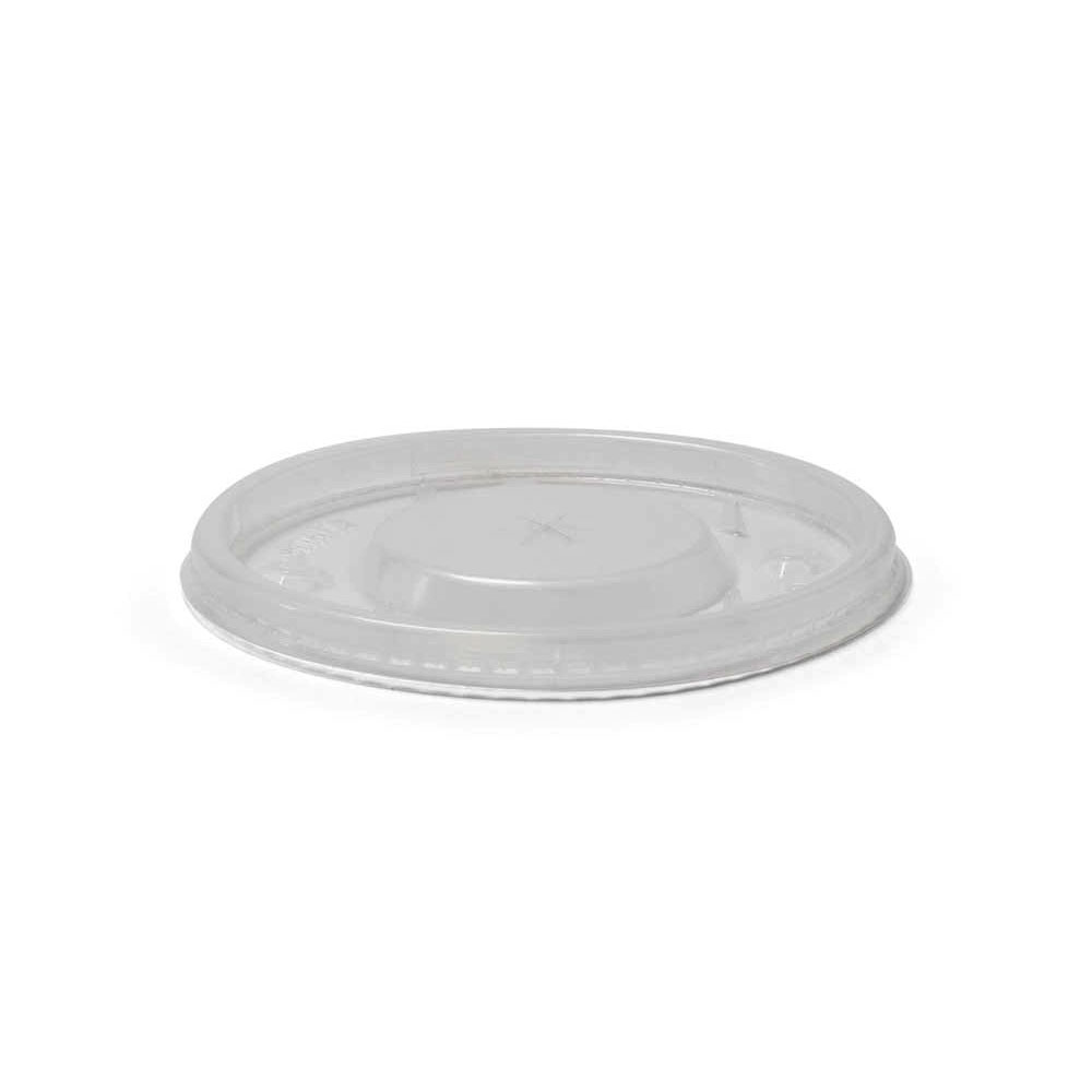 DLT402SRCP Clear 30 oz. PET Slotted Lid 20/50 cs