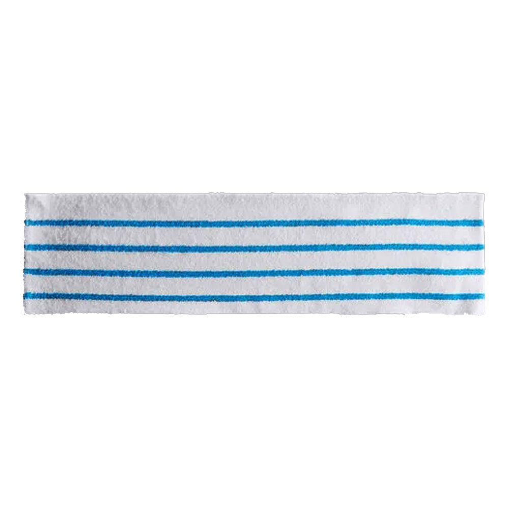 2134282 Hygen 4.75"x18" Disposable Microfiber Pad w/ Blue Stripes 3/50 cs