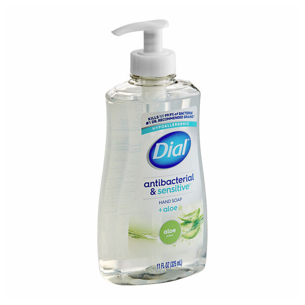 2896094 Dial Complete 11 oz. Antibacterial &      Sensitive Liquid Hand Soap w/ Aloe Scent 12/c