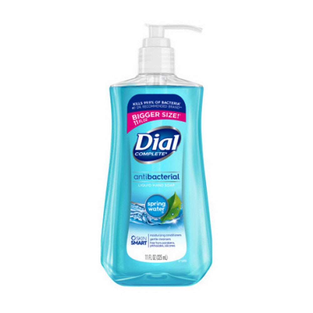 2896065 Dial Complete 11 oz. Antibacterial Liquid Hand Soap W/ Spring Water Scent 12/cs - 2896065DIAL LIQHNDSP SPGWTR11z