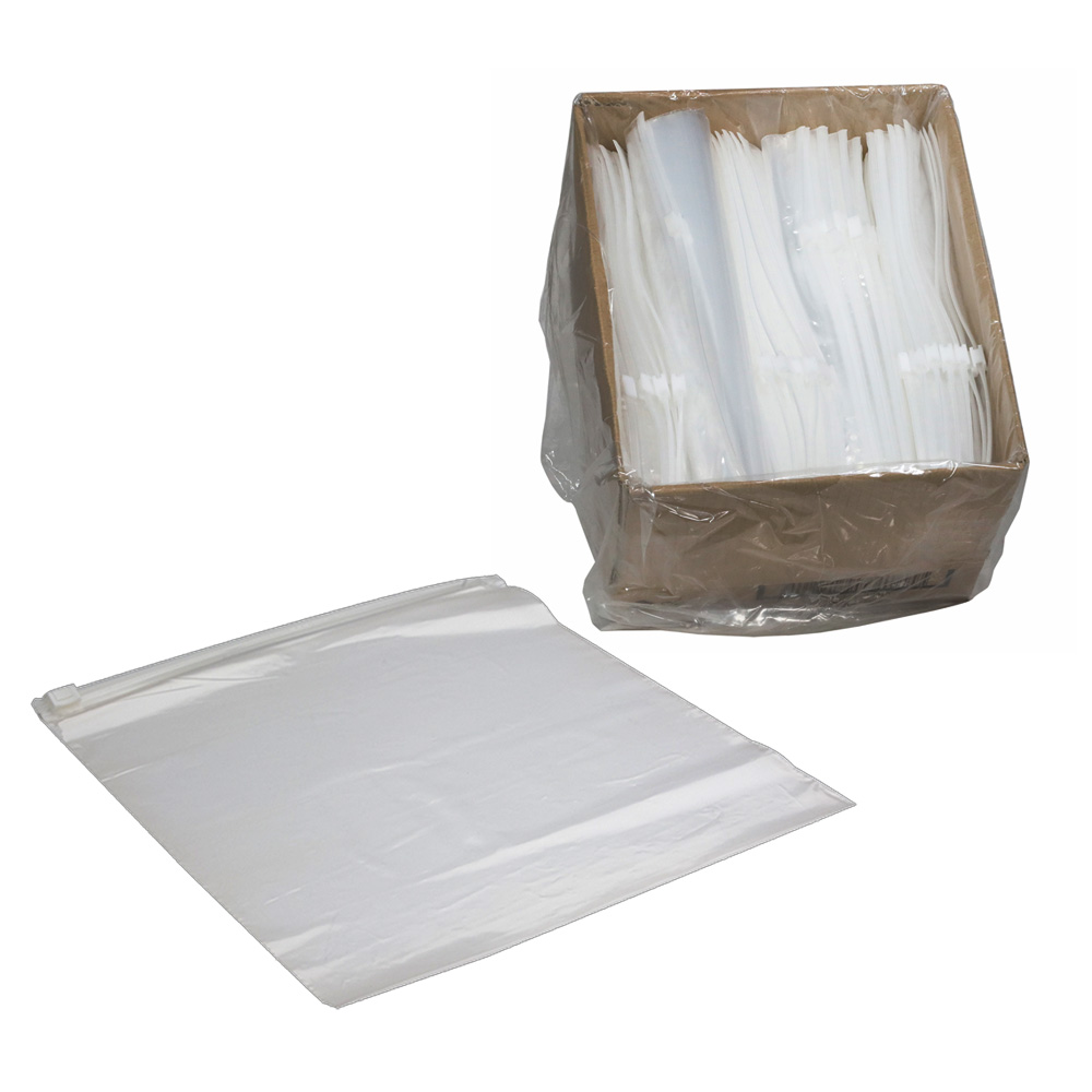 OSR21111 Hefty Fast-Pak Clear 1 Gallon            Freezer/Storage Bag w/ Slide Lock 250/cs - OSR21111 1GAL FRZR SLIDELK BAG