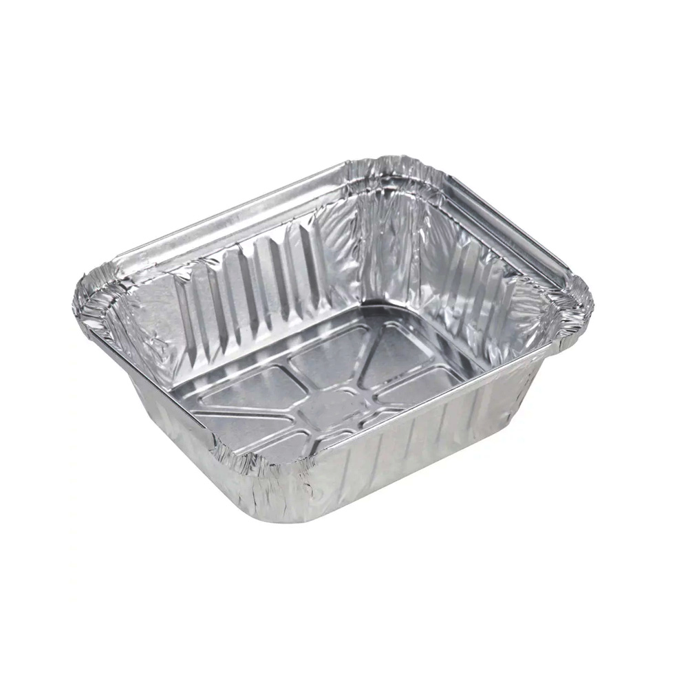 BL150 Aluminum 1.5 lb. Oblong Pan Bulk 500/cs - BL150 1.5LB OBLONG ALUM PAN