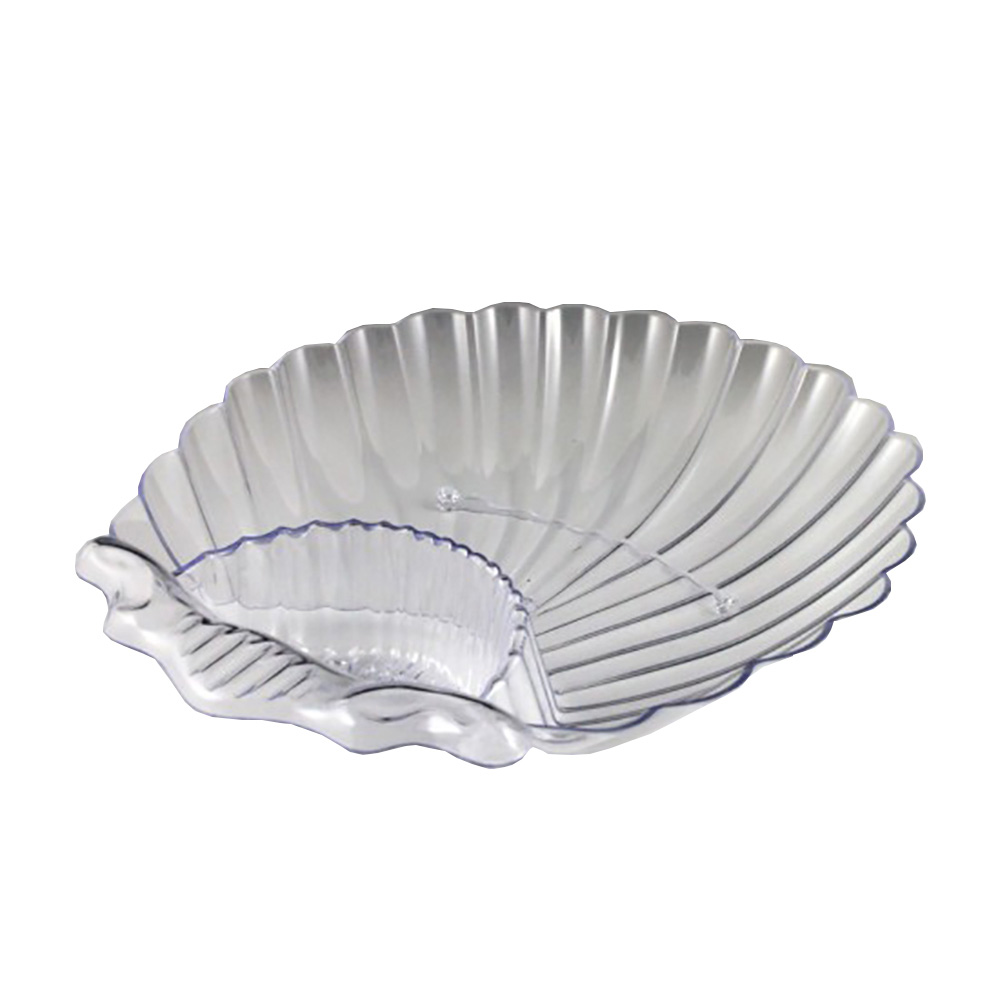 MPI03996 Sovereign Clear Large Plastic Shell Dish 12/cs