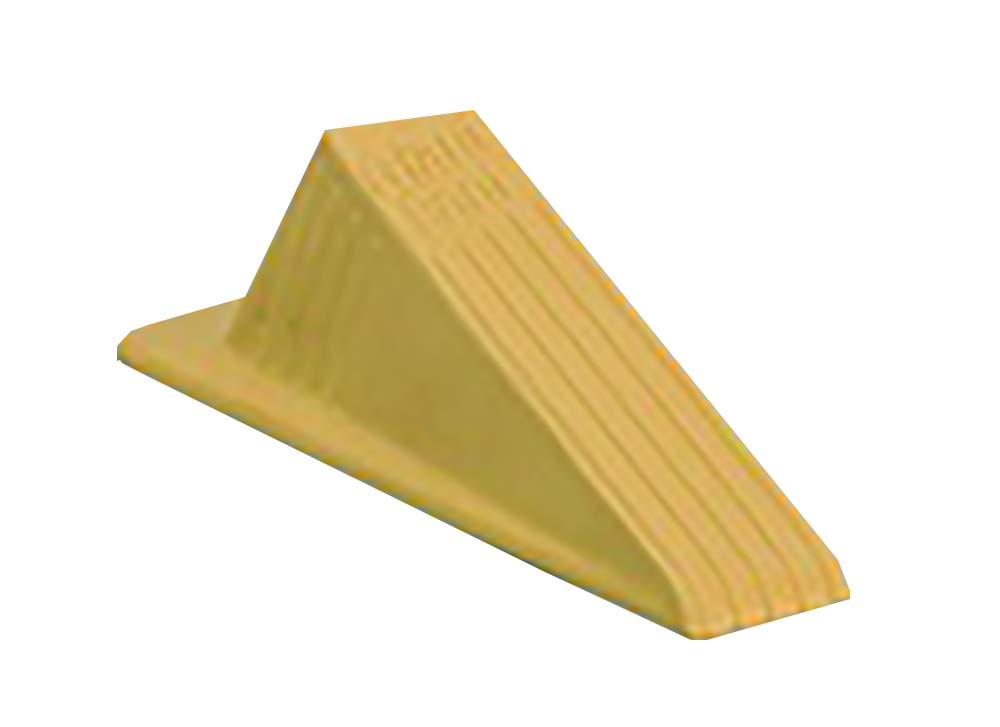 7265 Yellow Hard Rubber Super Door Stop 12/cs