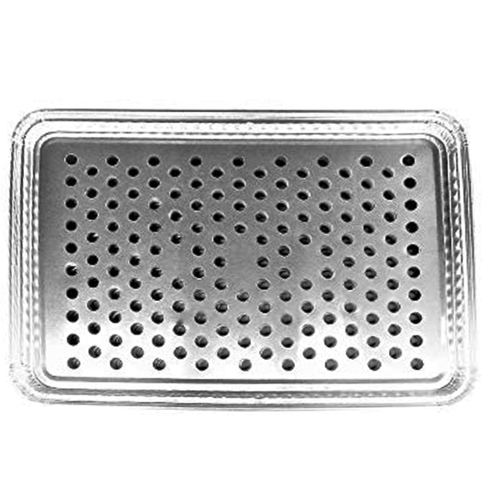 7200-100 Aluminum 16"x11.25" Grill Topper Pan 100/cs