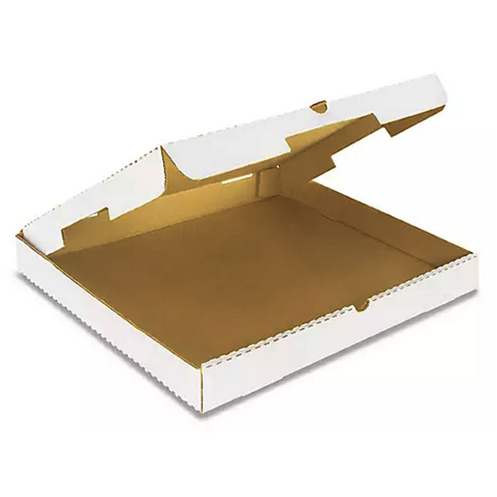 18x18 White 18"x18"x7" Corrugated Pizza Box 50/cs