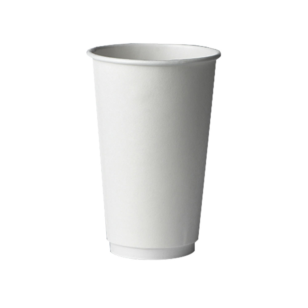 WCC16 White 16 oz. Paper Cold Cup 20/50 cs - WCC16 16z WHITE COLD PPR CUP