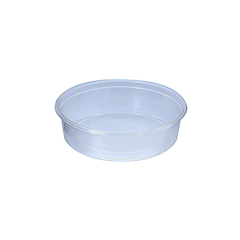 PK6S-C/9505531 Pro-Kal Clear 6 oz. Polyproylene   Deli Container 10/50 cs - PK6S-C/9505531 6z CLPP DELI CT