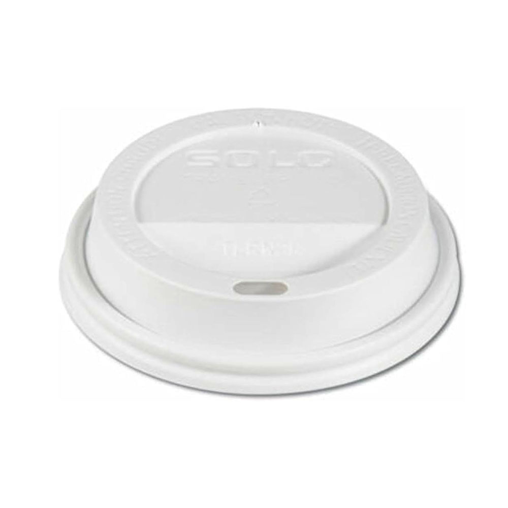 TL31R2-0007 White 10 oz. Cappuccino Dome Lid 10/100 cs - TL31R2-0007 10z DOME CAPP LID