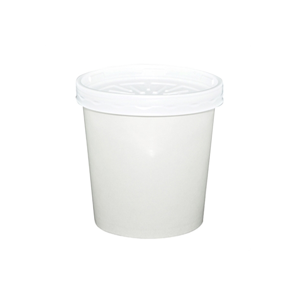 Bulk Paper Soup Cups with Lids (16 oz.)