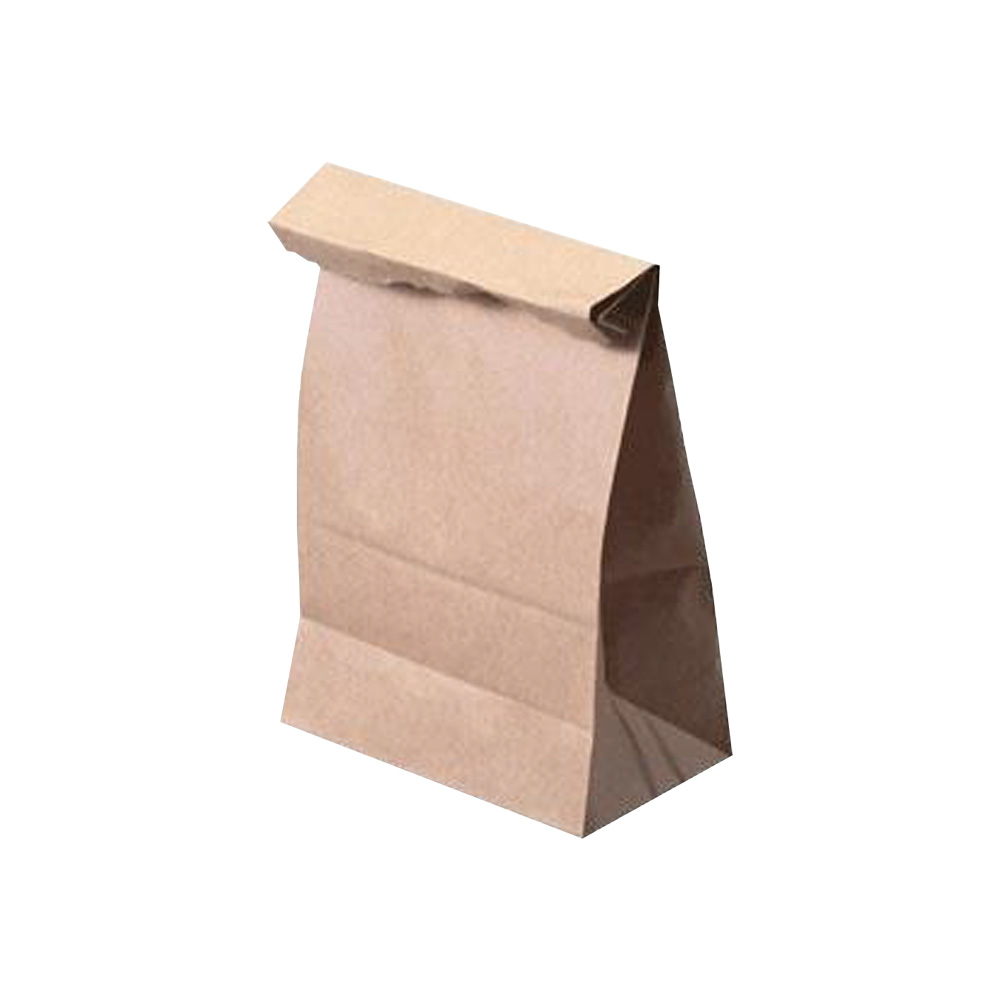 4040000 Grocery Bag 4 lb. Kraft Paper 500/1 BD - 4040000 4# KRAFT GROCERY BAG