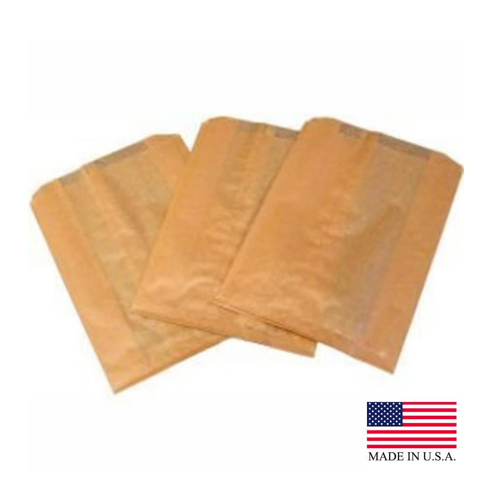 KL/KL-260 Kraft 7.5"x3.5"x10.25" Waxed Paper Liners for Sanitary Napkin Disposal 500/cs - KL/KL-260 SANI NAPKIN WAX BAG