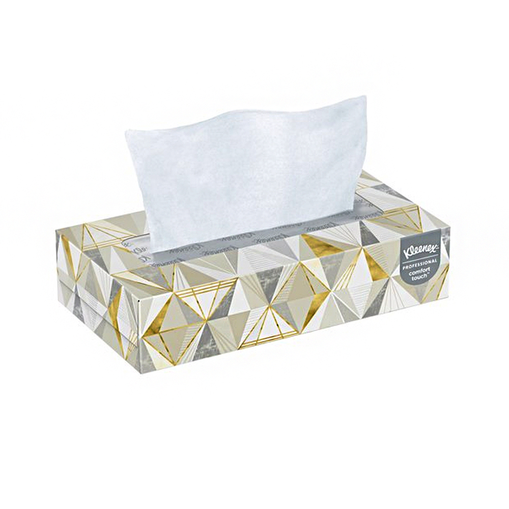 21606 Kleenex Facial Tissue White 2 ply 8.3"x7.8" 125 Sheets 48/125 cs - 21606 KLENEX FACIAL TIS 125.