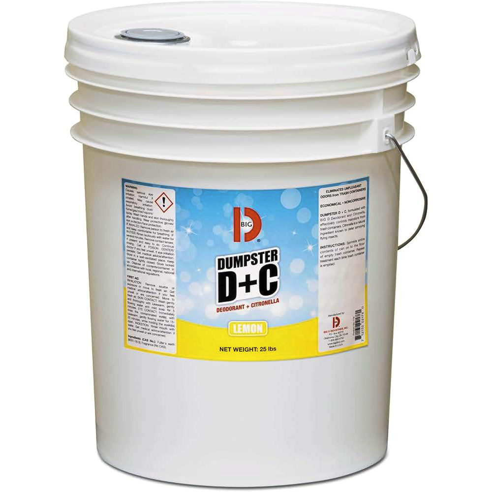 178 Big D 25 lb. Dumpster D&C Deodorizer w/ Lemon Scent