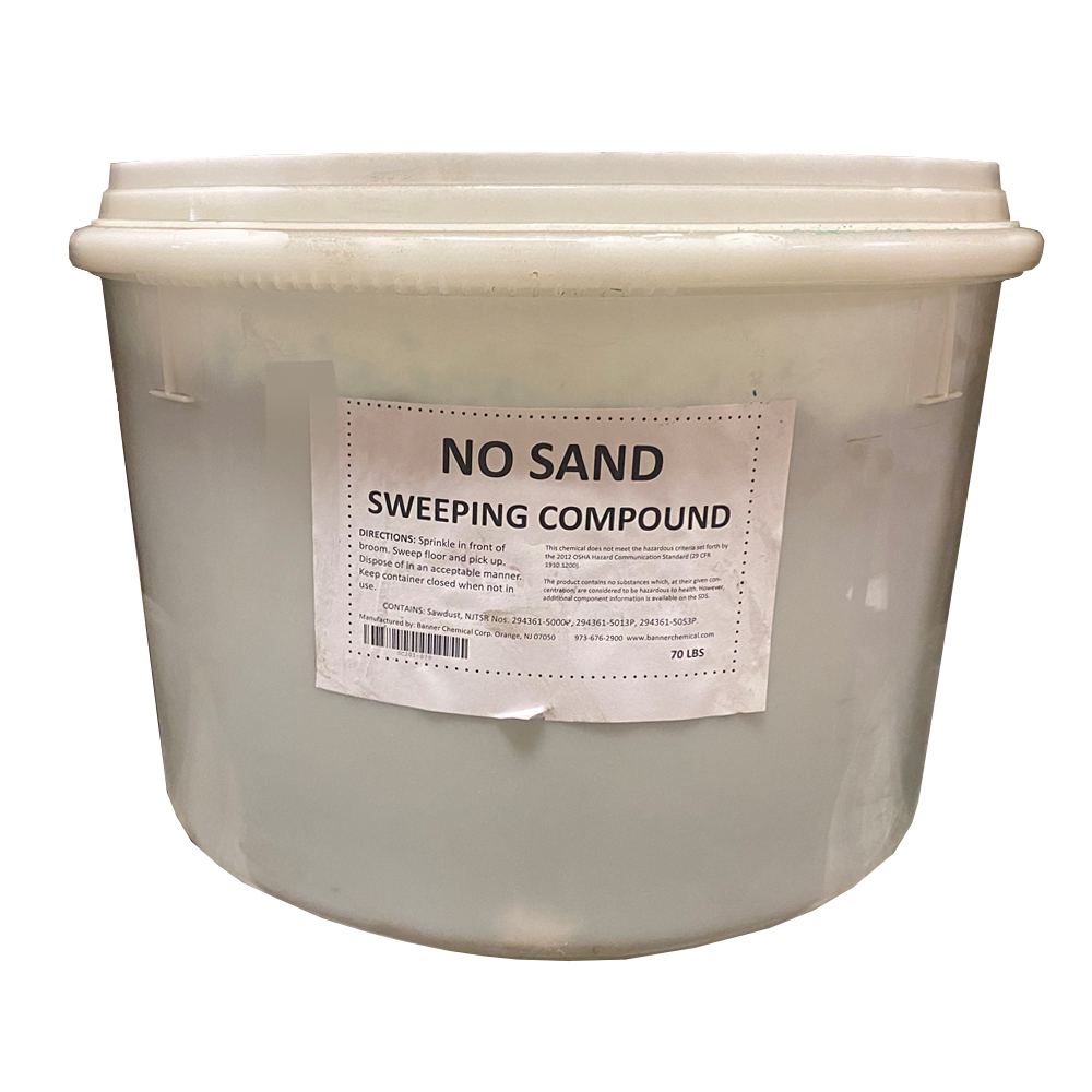 GNS-70D Green 70 lb. Sweeping Compound 1 drum - SC2010-70D GRN NS SWP COMPOUND