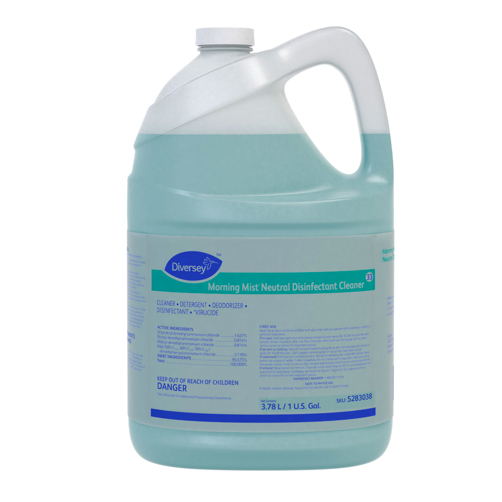 5283038 Morning MistTM/MC 1 Gallon Neutral        Disinfectant Cleaner #33 4/cs - 5283038 MORNING MIST DISINF4/1