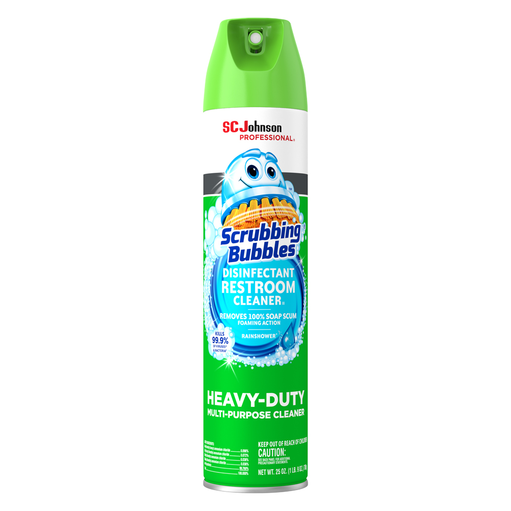 313358 Scrubbing Bubbles 25 oz. Heavy Duty Multi-Purpose Disinfectant Restroom Cleaner 12/cs