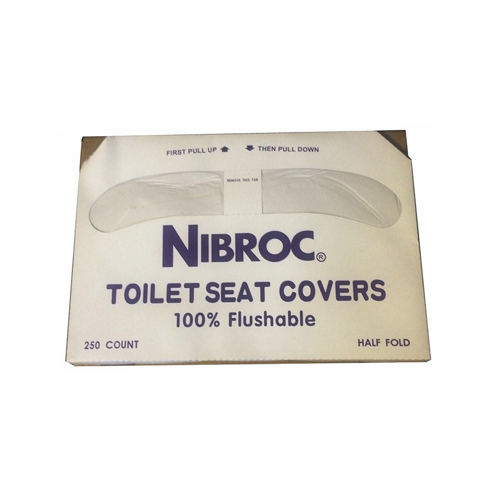 00521 Nibroc 1/2 Fold Recycled Toilet Seat Cover 20/50 cs