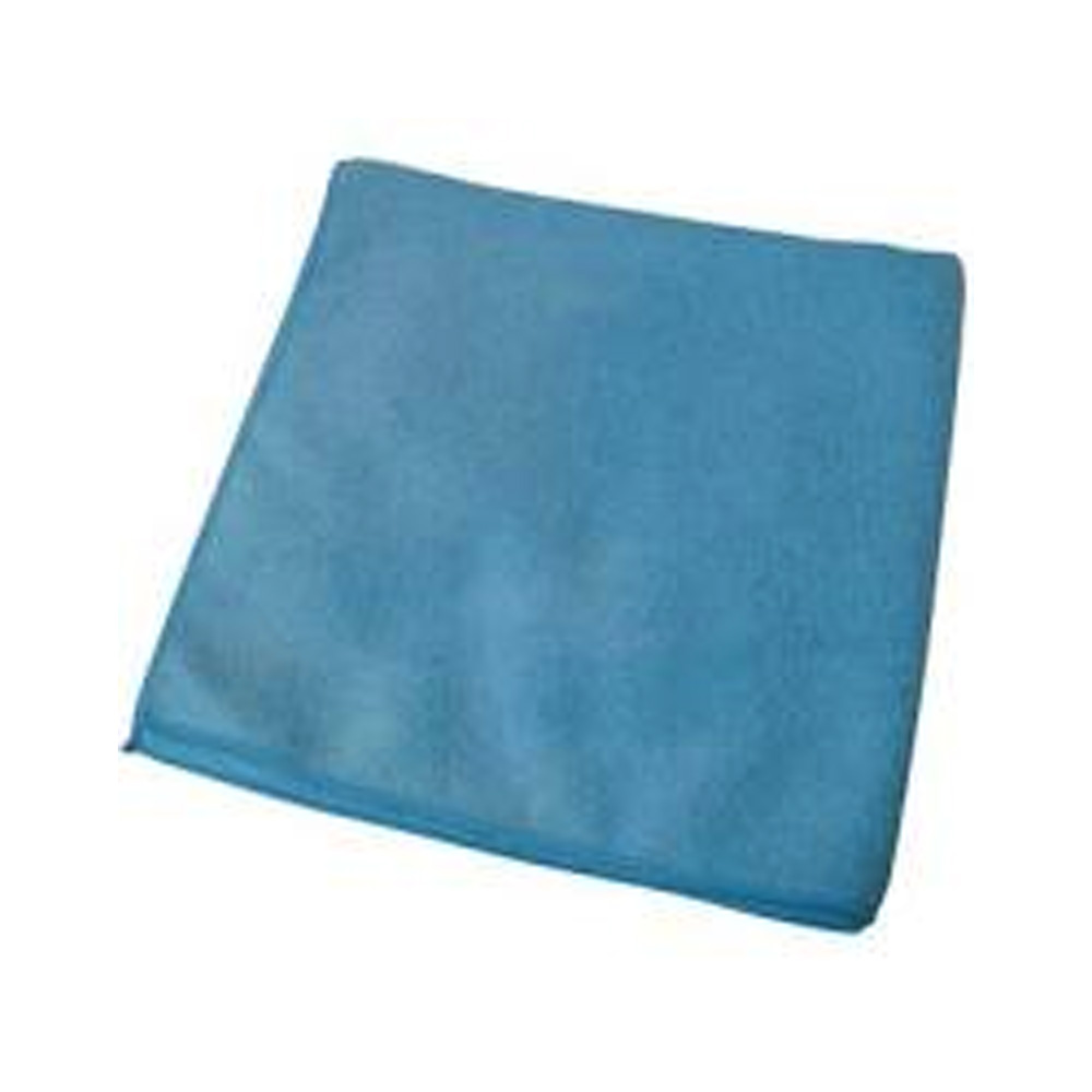 LFK100 BLUE Blue 16"x16" Premium Weight Microfiber Cloths 12/pk - LFK100  BLUE MICROFBR CLOTH PK