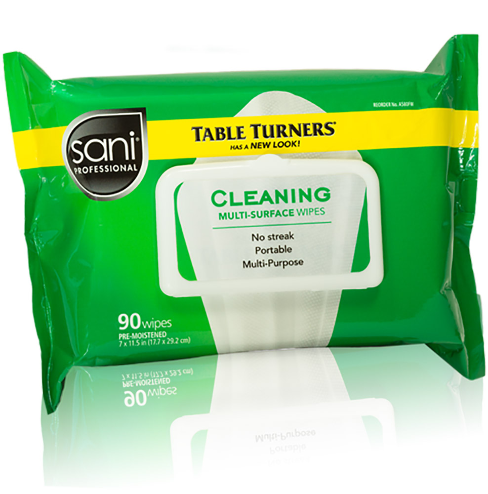 sani table turners cleaning wipes