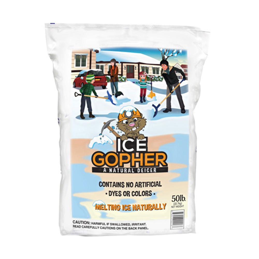 ICEGOPHER Ice Gopher 50 lb. Sodium & Calcium Chloride Ice Melt 1 ea.