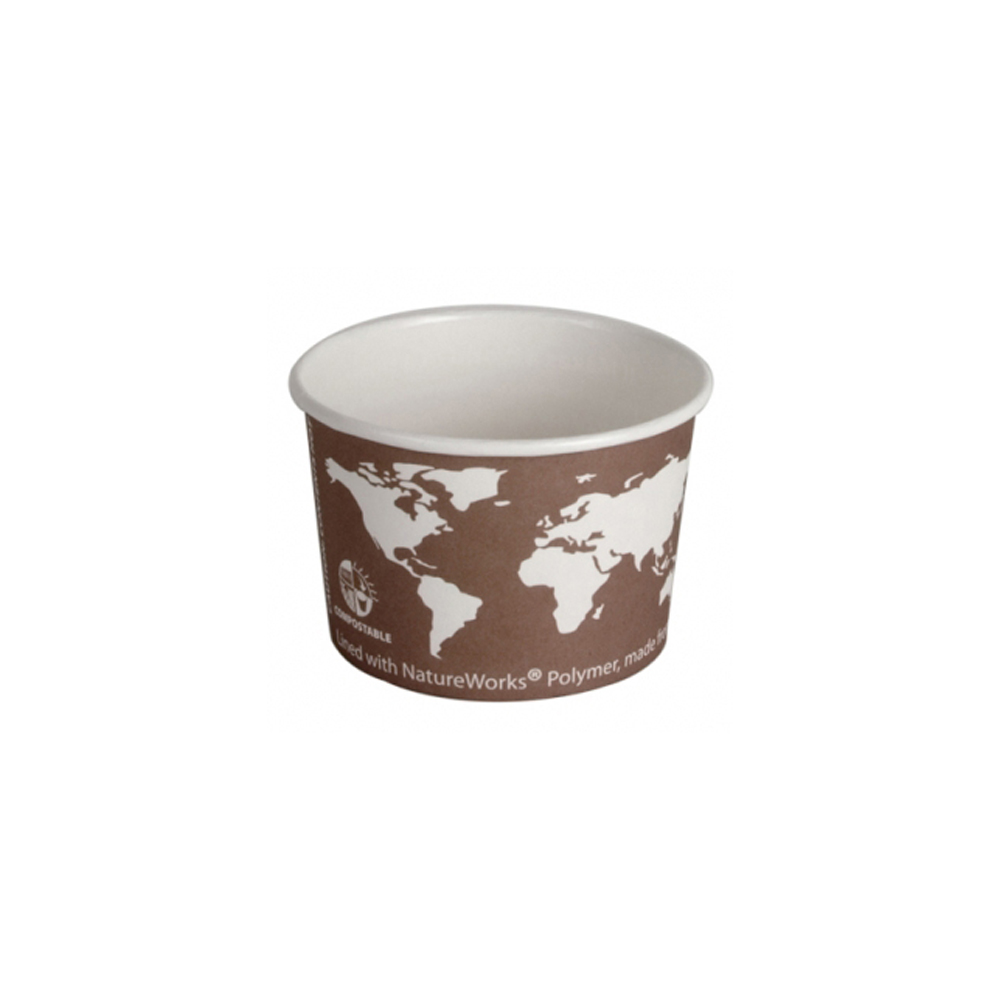 EPBSC8WA World Art Design 8 oz. Paper Soup/Food Container 20/50cs