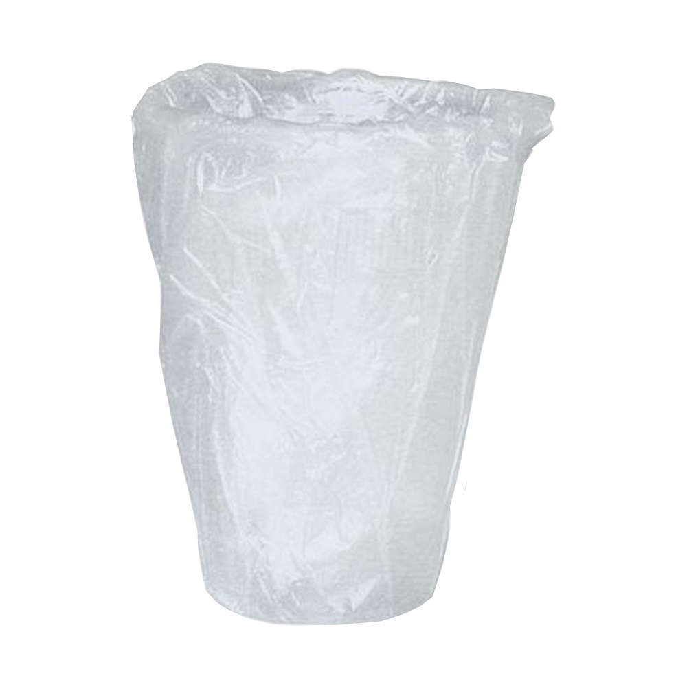 LDG9W Wrapped Clear 9 oz. Polypro Disposable Cold Cup 1000/cs - LDG9W 9z INDIV WRAP PLSTIC CUP