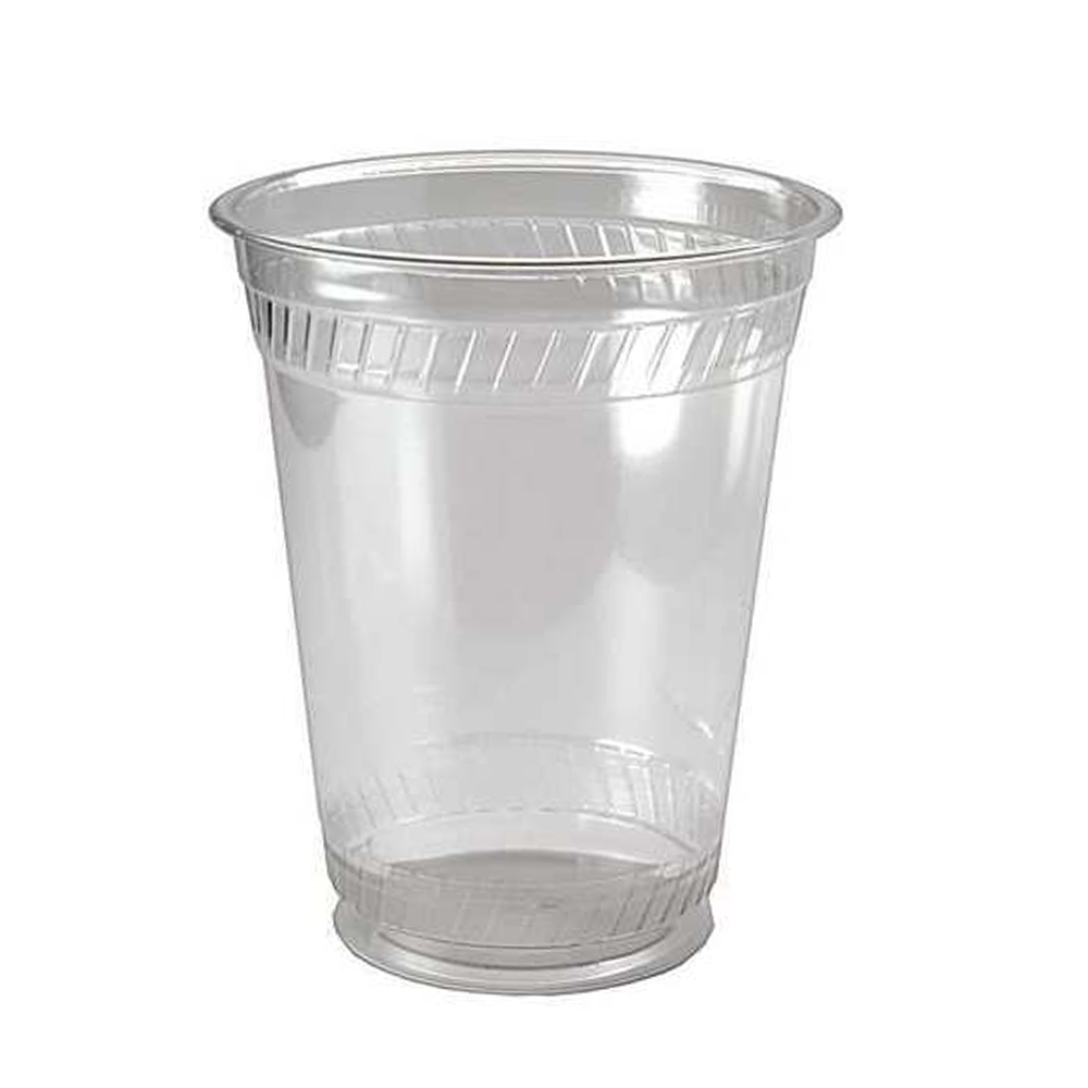 GC16S/9509106 Greenware Clear 16/18 oz. Compostable Cold Cup 20/50 cs - GC16S/9509106 CLR16z GRNWR CUP