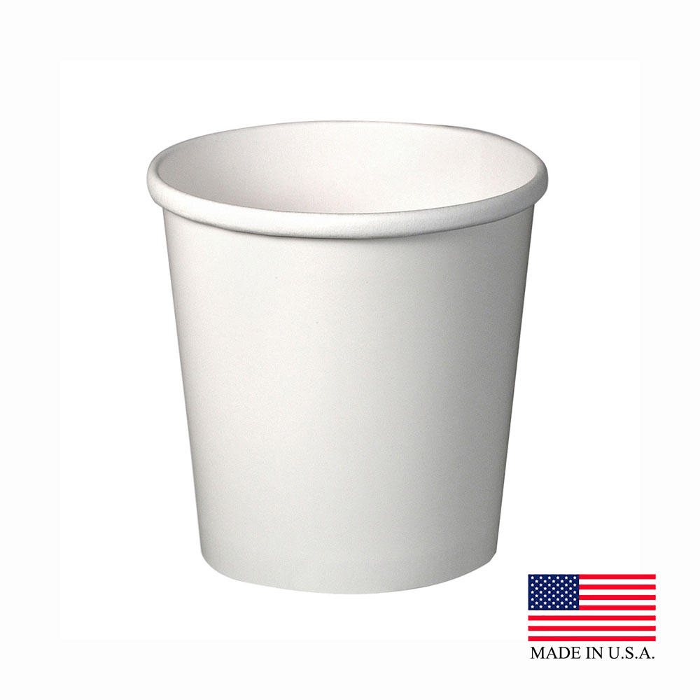 H4165-2050 FlexStyle White 16 oz. Poly Coated Paper Soup Container  20/25 cs