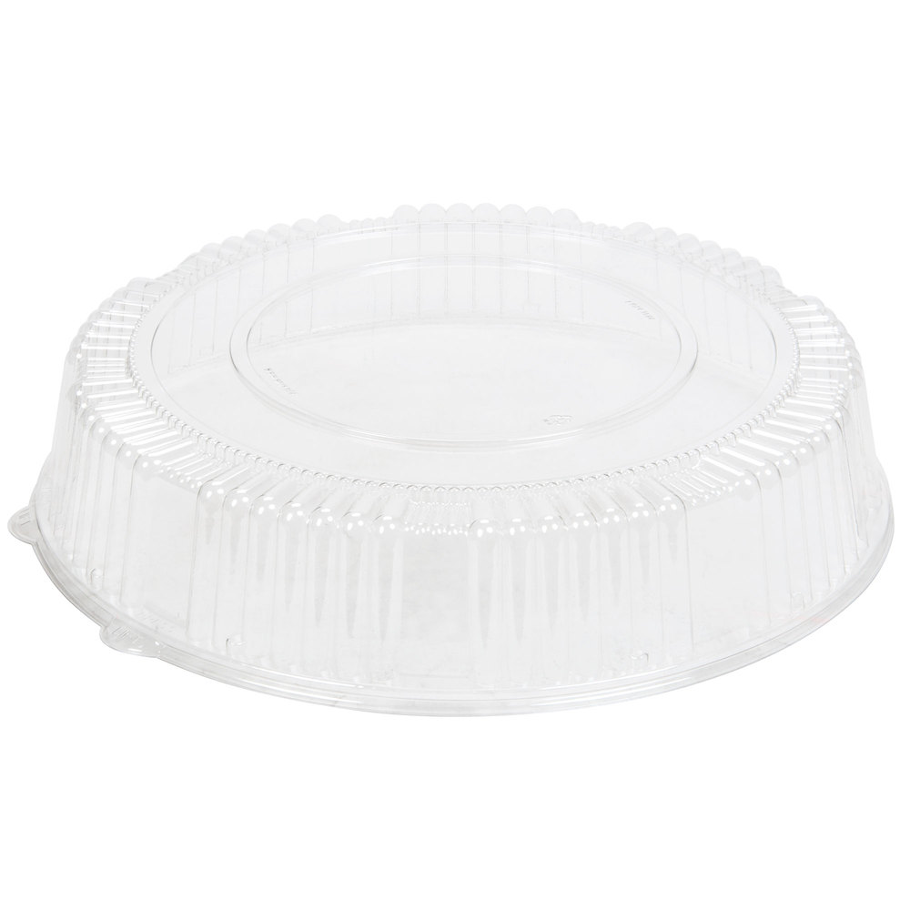 A16PETDM Caterline Clear 16" PET Dome Lid for Tray 25/cs