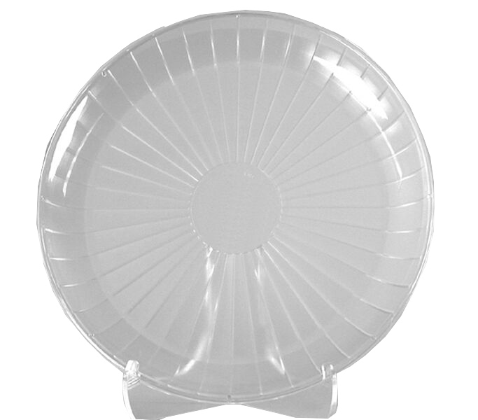 A712PCL25 Caterline Clear 12" Plastic Catering Tray 25/cs - A712PCL25 12" CLEAR CATER TRAY