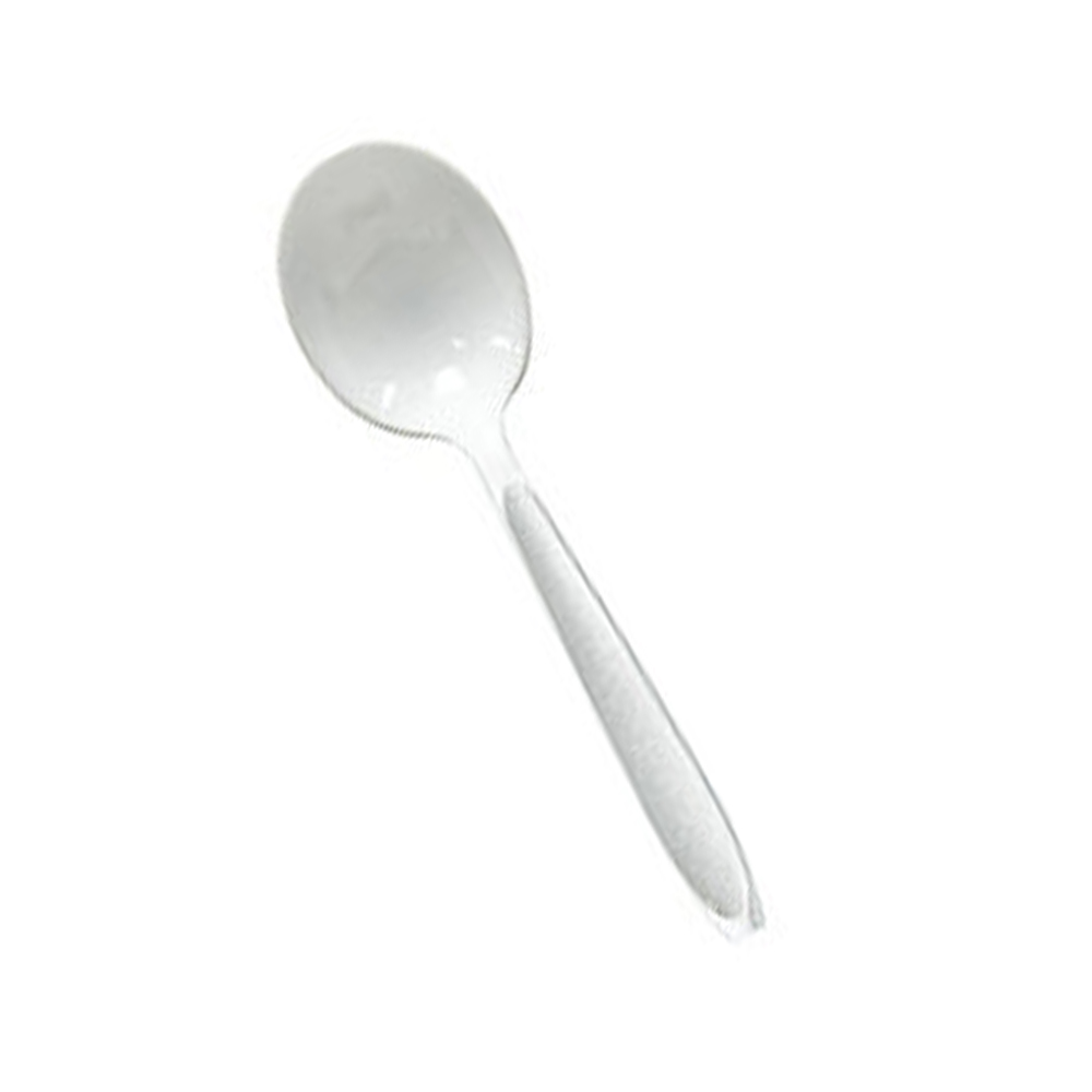 11924W/APW Soup Spoon White Heavy Polypropylene 1000/cs