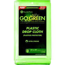 DC1020 Perf Go Green Green 10'x20' Painters Drop Cloth 10/cs