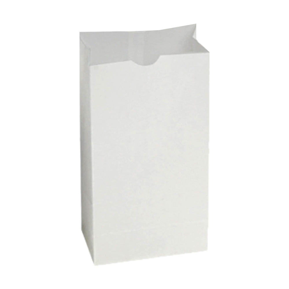 300294 4 lb. White 5"x3 1/8"x9 11/16" Double Wax SOS Bakery Bag 1000/cs - 300294 4# SOS WAX BAKERY BAG