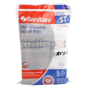 63213 Sanitaire Odor Eliminating Vacuum Bag 5/pk - 63213 PAPER VAC BAG SC899 SANI