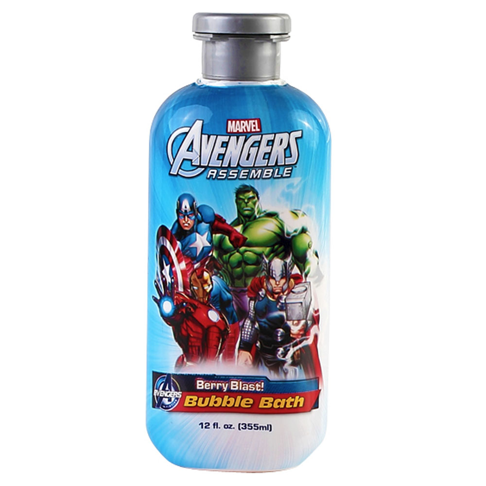 723-8 Avengers Assemble 12 oz. Bubble Bath w/Berry Blast Scent 12/cs - 723-8 12z BBL BATH-BERRY BLAST