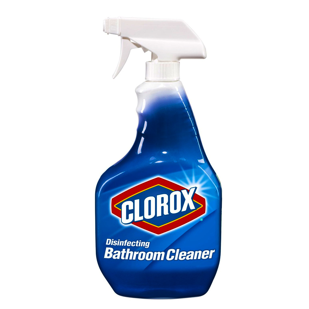 08033 Clorox 32 oz. Disinfecting Bathroom Cleaner 9/cs - 08033 CLRX 32z BTHRM CLNR SPRY