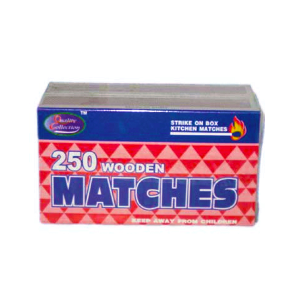 15010/43000 Wooden Kitchen Matches 48/250 cs - 15010/43000 KITCHN MATCHES 250