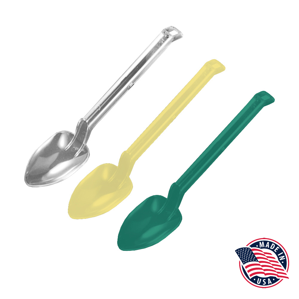 603PC Assorted Lexan Polycarbonate Serving Spoon  12/cs - 603PC LEXAN SERVING SPOON (POL
