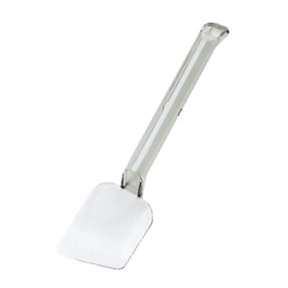 605 Clear 11" Lexan Polystyrene Serving Spatula   12/cs