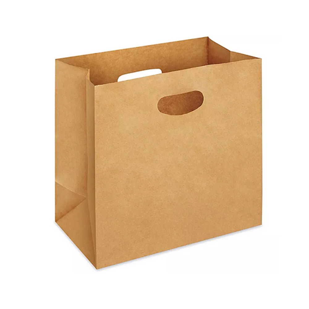 DCB7B10117Y Brown 14.5"x9"x17.25" Die Cut Handle Shopping Bag 200/cs