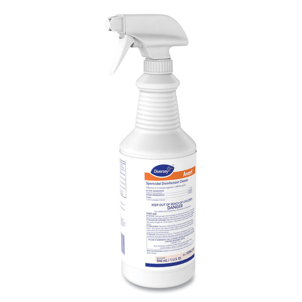 100842725 Avert 32 oz. RTU Sporicidal Disinfectant Cleaner Trigger Spray 12/cs