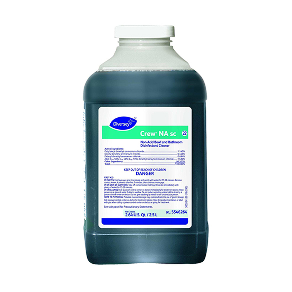 5546264 Crew NA SC 2.5 Liter Non-Acid Bowl & Bathroom Disinfectant Cleaner 2/cs