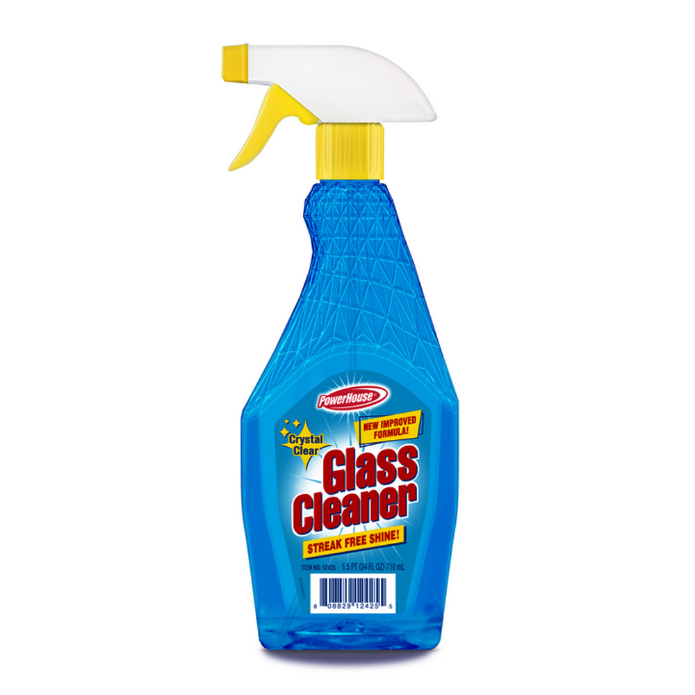 12425-12 PowerHouse 24 oz. Glass Cleaner RTU      Trigger Spray 12/cs