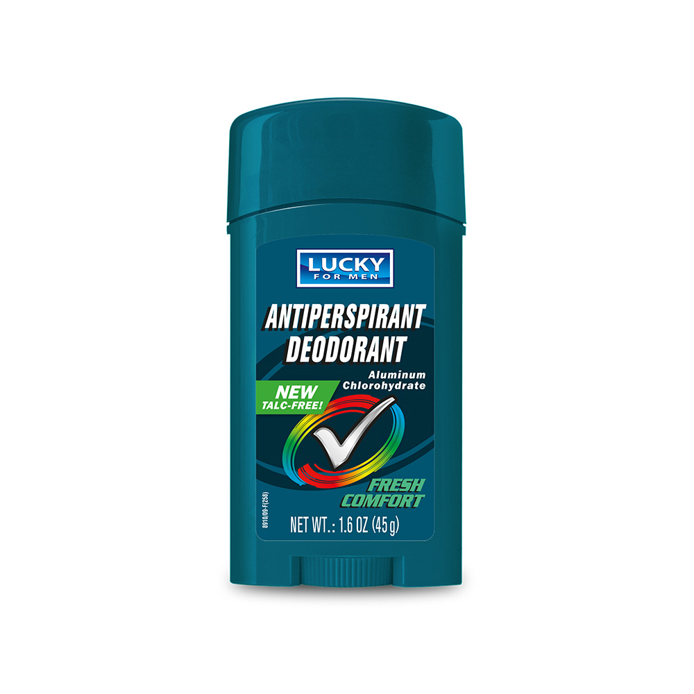 8910-24 Lucky For Men 1.6 oz. Men's Antiperspirant w/ Fresh Comfort Scent 24/cs - 8910-24 MEN'S DEOD STK FRESH