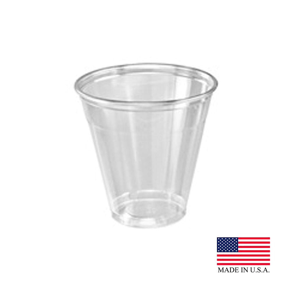 5C Ultra Clear 5 oz. Plastic Cold Cup 25/100 cs - 5C 5z ULTRA CLEAR PET CUP