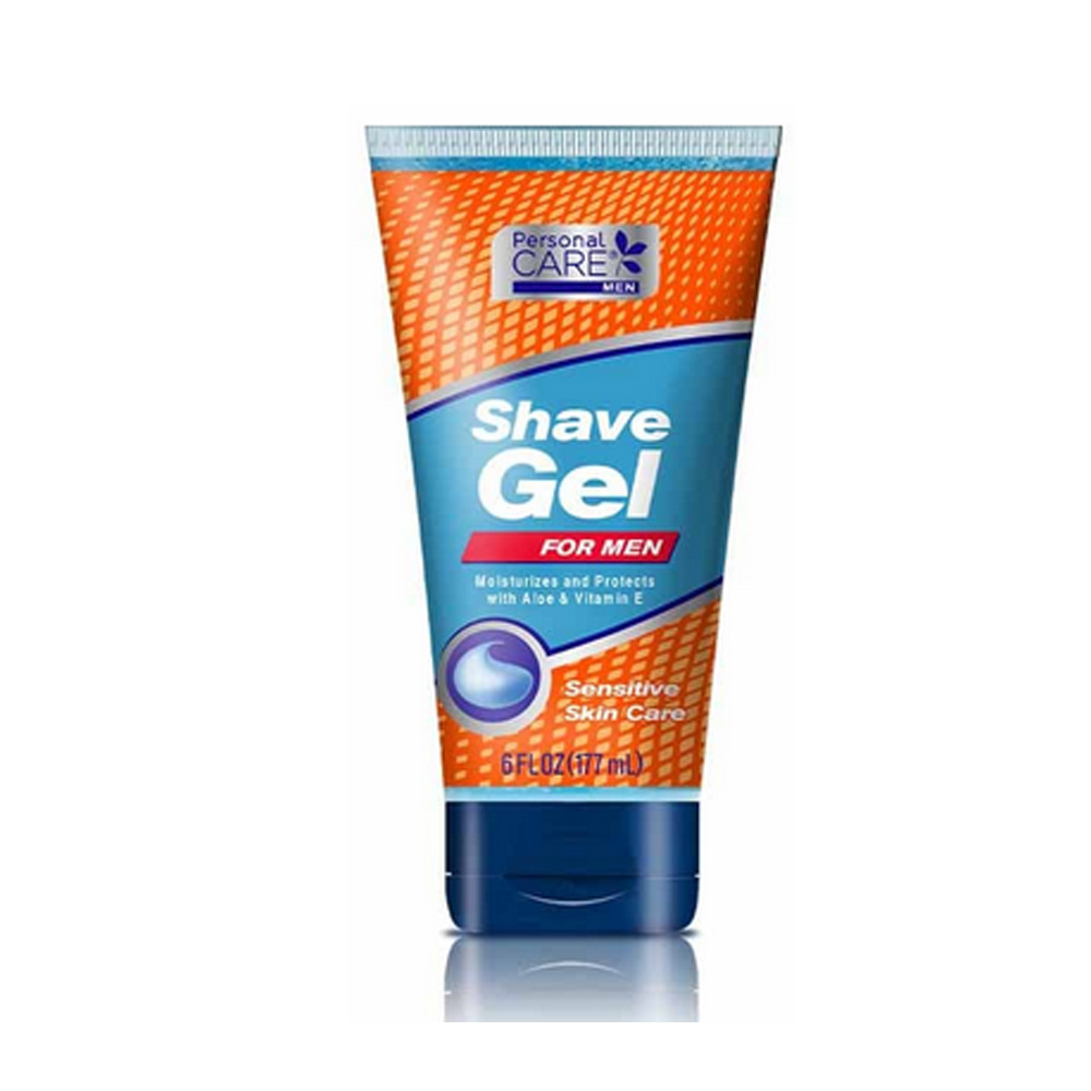 10894-12 Lucky For Men 5 oz. Shaving Gel for      Sensitive Skin 12/cs - 10894-12 SHAV GEL GNTL SKIN 5z